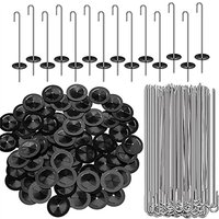 Tlily - 100 Packs Solar Panel Schutz Clips, Edelstahl Draht Zaun Befestigungen Tier Rolle Kit für von TLILY