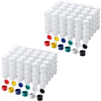 100 Streifen Leere Farb Streifen Farb Topf TöPfe Klare Lagerung Farb BehäLter Mini Mal Becher Topf 3 Ml / 0,1 Oz 100 Streifen Leere Farb Streifen Farb Topf TöPfe Klare Lagerung Farb BehäLter Mini Mal Becher Topf 3 Ml / 0,1 Oz von TLILY