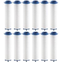 Tlily - 12-Teilige Turbo-Ventilator-Duschkopffilter - Verwendet für Propeller-Angetriebenen Handbrause-Hochdruck Duschkopf von TLILY