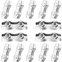 14PCS 2-Post Drahtseilklemme M2 1/16 Zoll Kabel Doppelbolzenclips für 1/16 Zoll/1,5 mm 14PCS 2-Post Drahtseilklemme M2 1/16 Zoll Kabel Doppelbolzenclips für 1/16 Zoll/1,5 mm von TLILY