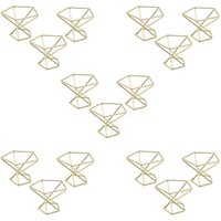 15 Stück Geometrische Luft Pflanzen Halter Flugzeuge Rack Metall Pflanzen Ständer Pflanzer Regale Himmeli Dekor Tillandsien Behälter von TLILY