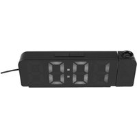 180 ° Rotation Projektionswecker 12/24H LED Digitaluhr Deckenprojektor Wecker-Weiß von TLILY