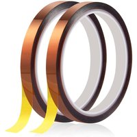 Tlily - 2 Rollen Wärmeband, 10 mm x 33 m, 108 Fuß, widerstandsfähiges Transferband für Sublimation, Thermo von TLILY