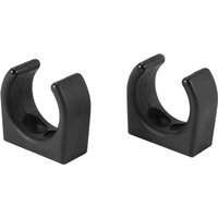 Tlily - 2 StüCk Nylon Leiter Clip Boot Haken für GrößE 1-1 / 4 Durchmesser Pro Set uv Marine ZubehöR Yacht Boot, Schwarz von TLILY