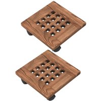 2 StüCke Blumen Topf Rack Abnehmbare Tablett Pflanzen StäNder mit Rad Stand Pflanzer Mobile Trolley Bord Rahmen Garten Dekoration 2 StüCke Blumen Topf Rack Abnehmbare Tablett Pflanzen StäNder mit Rad Stand Pflanzer Mobile Trolley Bord Rahmen Garten Dekoration von TLILY