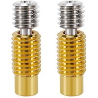 2 StüCke Vollmetall V6 Halshitzebruch Titanlegierung Kupfer 3D Drucker DüSe Throat für 1,75 Mm hotend Heizblock 2 StüCke Vollmetall V6 Halshitzebruch Titanlegierung Kupfer 3D Drucker DüSe Throat für 1,75 Mm hotend Heizblock von TLILY