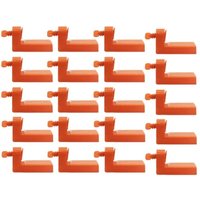 20 Stk. Männliche -Fliesen-Nivelliersystem-Clips-Spacer-Set mit Klebeband für Boden- und Wandkeramik-Verlegewerkzeuge 20 Stk. Männliche -Fliesen-Nivelliersystem-Clips-Spacer-Set mit Klebeband für Boden- und Wandkeramik-Verlegewerkzeuge von TLILY