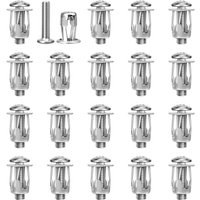 20 StüCk M6X25 Schraube Mutter Auto Metall BlüTen Blatt Muttern mit für Hohle Wand Haut 20 StüCk M6X25 Schraube Mutter Auto Metall BlüTen Blatt Muttern mit für Hohle Wand Haut von TLILY