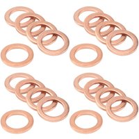 Tlily - 20 Stueck 12mm x 18mm 1.5mm Kupfer Unterlegscheibe Ringeinfueger Dicht von TLILY