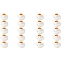 20 Stück E27 Kunststoff Schraube Lampen Fassung Runder Lampen Halter Lampen Fassung Halter Adapter von TLILY
