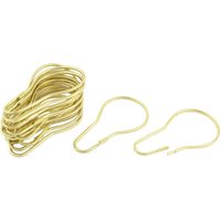 20 Stuecke Gold Ton Kalebasse Design Duschvorhang Ringe Haken Metall Badezimmer 20 Stuecke Gold Ton Kalebasse Design Duschvorhang Ringe Haken Metall Badezimmer von TLILY