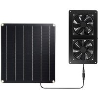 20W 12V Solar Panel Abluftventilator Luftabsaugung für Büro Outdoor Hund Hühnerstall Gewächshaus Wasserdicht von TLILY