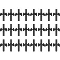 Tlily - 24Pcs Trampolin Gehäuse Pol Lücke Spacer Trampolin Kunststoff Spacer Ersatz Zubehör Tlily - 24Pcs Trampolin Gehäuse Pol Lücke Spacer Trampolin Kunststoff Spacer Ersatz Zubehör von TLILY