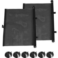 Tlily - 2Pcs 40X45CM Sonnenschutz Auto Versenkbare Schatten Seite Sonnenschutz Abdeckung Sonnenschutz Fenster Vorhang von TLILY