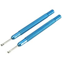2Pcs Uhr Reparatur Tool Kit Hand Remover Manuelle Nadel Bar Ersatz Werkzeuge Zubehör Blau von TLILY