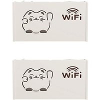 2PcsWifi Router Storage Box Outlet Set Top Kabel Holzgehäuse Wandhalterung Steckdosenleiste Schalter Verstecken Regal Hängeorganisatoren 2PcsWifi Router Storage Box Outlet Set Top Kabel Holzgehäuse Wandhalterung Steckdosenleiste Schalter Verstecken Regal Hängeorganisatoren von TLILY