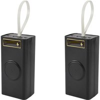2X 21X18650 BatteriegehäUse SchweißFreies Power Bank GehäUse PD- mit Licht 18650 Batterieladebox Abnehmbares Tragbares DIYCase von TLILY