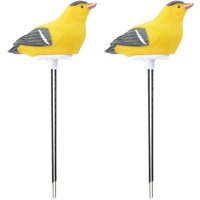 2X Boden Feuchtigkeits Messer Bewässerung Alarm Pflanze Wasser Tester Hygrometer Sensor Garten Werkzeug Kit (Gelb) von TLILY