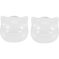 2X Katzen Förmiger Glasvase Hydroponische Pflanzen Blumen Vase Glasbehälter Behälter Dekoratives Kunstgeschenk 2X Katzen Förmiger Glasvase Hydroponische Pflanzen Blumen Vase Glasbehälter Behälter Dekoratives Kunstgeschenk von TLILY