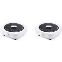 2X Magnet Rührer Mini Lab Rühren Mischer Tragbare Rühren Platte mit Dem Rührstab 2L 4000RPM für Labor EU Stecker von TLILY