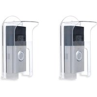 2X Transparenter TüRklingel-Regenschutz Aus Kunststoff, Geeignet für Ring-Modelle, Wasserdichter Schutz für Video-TüRklingeln von TLILY
