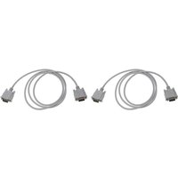 2X VGA Db15-Stecker Auf Rs232-Db9-Stift-Adapterkabel / Video-Grafik-Verlängerungskabel (, 1.4M) von TLILY