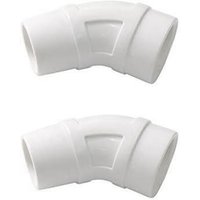 Tlily - 2er-Pack Poolreiniger 45-Grad-Winkelstück W70244 Ersatz für Zodiac G2 G3 G4 Reiniger Tlily - 2er-Pack Poolreiniger 45-Grad-Winkelstück W70244 Ersatz für Zodiac G2 G3 G4 Reiniger von TLILY