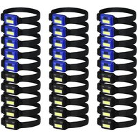 30 StüCk LED-Scheinwerfer-Taschenlampe für Erwachsene, Kinder, Outdoor-Taschenlampe, Scheinwerfer mit Verstellbarem Stirnband, Wasserdicht 30 StüCk LED-Scheinwerfer-Taschenlampe für Erwachsene, Kinder, Outdoor-Taschenlampe, Scheinwerfer mit Verstellbarem Stirnband, Wasserdicht von TLILY