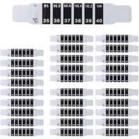 30 StüCk Stirn Thermometer Streifen Selbstklebende Wiederverwendbare Aufkleber VerfäRbung von TLILY
