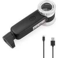 30-fache Schmucklupe mit 7 Lichtern, wiederaufladbare, faltbare Handlupe mit Jade-Beurteilungs-Taschenlampe über usb von TLILY