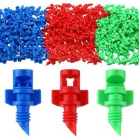 300 Stück Nebeldüsensprüher 90/180/360 Grad Zerstäubende Mini-Sprinkler Tropfring-Bewässerungsstrahler-Düse von TLILY