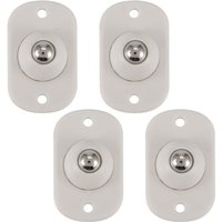 Tlily - 4 StüCk Rostfreier Stahl Mini Lenkung Rollen mit 360 Grad Drehung für MöBel, Aufbewahrung Boxen, SchräNke, MüLl Tlily - 4 StüCk Rostfreier Stahl Mini Lenkung Rollen mit 360 Grad Drehung für MöBel, Aufbewahrung Boxen, SchräNke, MüLl von TLILY