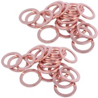 40 Stk 10mm x 14mm x 1 mm Kupfer Unterlegscheibe Dichtung Distanz Siegel von TLILY