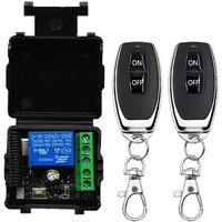 Tlily - 433MHz Funkfernbedienungsschalter -Relais 12V Funkfernbedienungsschalter für Garagentorantrieb und Lichtsteuerung von TLILY