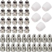 45 Stücke P80 Plasmaelektrodenspitze Düse Schneideverbrauchsmaterial Fit P-80 Taschenlampe 45 Stücke P80 Plasmaelektrodenspitze Düse Schneideverbrauchsmaterial Fit P-80 Taschenlampe von TLILY