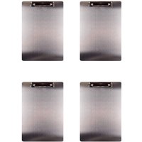 4X Metall Zwischenablage Ordner A4 Rostfreier Stahl Clip Board Rechnung Lagerung Ordner Schreiben Datei Board Menü Schiene für Unternehmen von TLILY