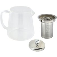 5 Größen Gute Klar Borosilikatglas mit 304 Edelstahl Infuser Sieb Wärme Kaffee Werkzeug Wasserkocher Set 380 Ml von TLILY