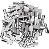 Tlily - 5 Mm Schrankregal-StüTzstifte, LöFfelform, Metall-Regalstifte für Regale, 100 StüCk, Silberfarben von TLILY
