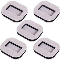 Tlily - 5 StüCk MöBel Rad Stopper Bett Stopper Caster Becher Geeignet für Alle Arten Von MöBeln auf RäDern (Beige) von TLILY