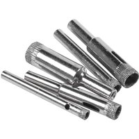 5-teiliges Diamant-beschichtetes Kernlochsäge-Bit-Set-Tool für Fliesen, Marmor, Glas, Keramik, 5/6/8/10/12 mm von TLILY