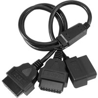 50 Cm Y-Typ OBDII Adapter Splitter Kabel Stecker auf Doppel Buchse OBD2 Diagnose Werkzeug Auto Anschluss 50 Cm Y-Typ OBDII Adapter Splitter Kabel Stecker auf Doppel Buchse OBD2 Diagnose Werkzeug Auto Anschluss von TLILY