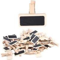 Tlily - 50 Mini Tafel Nachricht Rechteck Schiefer Ein Clip Karte Panel Memos Label Preis Platz Nummer Tabelle Tlily - 50 Mini Tafel Nachricht Rechteck Schiefer Ein Clip Karte Panel Memos Label Preis Platz Nummer Tabelle von TLILY