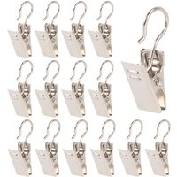 50 StüCke Edelstahl Vorhang Clips mit Haken für Fotos Dekoration AußEn Party Draht Halter von TLILY