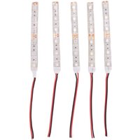 Tlily - 5Pcs 10Cm Wasserdicht Grün 5050 Led Streifen Lichter Dc 12V Caravan Boot Auto Tlily - 5Pcs 10Cm Wasserdicht Grün 5050 Led Streifen Lichter Dc 12V Caravan Boot Auto von TLILY