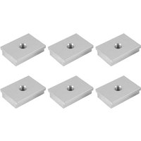 6 StüCk M6 T-Spur Slider Gleit Mutter Aluminium Legierung t Nut für Profil Bearbeitungs Werkzeug Schlitz Befestigung 6 StüCk M6 T-Spur Slider Gleit Mutter Aluminium Legierung t Nut für Profil Bearbeitungs Werkzeug Schlitz Befestigung von TLILY