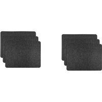 Tlily - 6 Stück Hitzebeständige Matte für Heißluftfritteuse Arbeitsplatte Hitzeschutz Rutschfeste Hitzebeständige Matte Küche Hot Pads für Mixer von TLILY