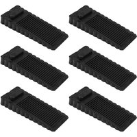 Tlily - 6Er-Pack TüRstopper-Gummikeil - Robuste und Stapelbare TüRstopper Rutschfester Gummi-TüRstopper Funktioniert bei Allen Tlily - 6Er-Pack TüRstopper-Gummikeil - Robuste und Stapelbare TüRstopper Rutschfester Gummi-TüRstopper Funktioniert bei Allen von TLILY