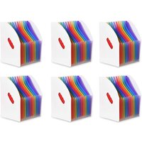 Tlily - 6X Erweitern Des Ordners für Dateihalter Stehend A4 Vertical File Organizer Magazine Korb Desktop 13 File Halter von TLILY
