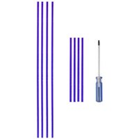 Tlily - 8 StüCk Weiche PlüSchstreifen für V6 V7 V8 V10 V11 Staubsauger Soft Roller Cleaner ZubehöR von TLILY