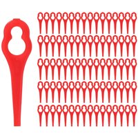 80Pcs Ersatz Gras Trimmer Klingen Ersatzteil Rasenmäher Schneiden Cutter Werkzeug von TLILY